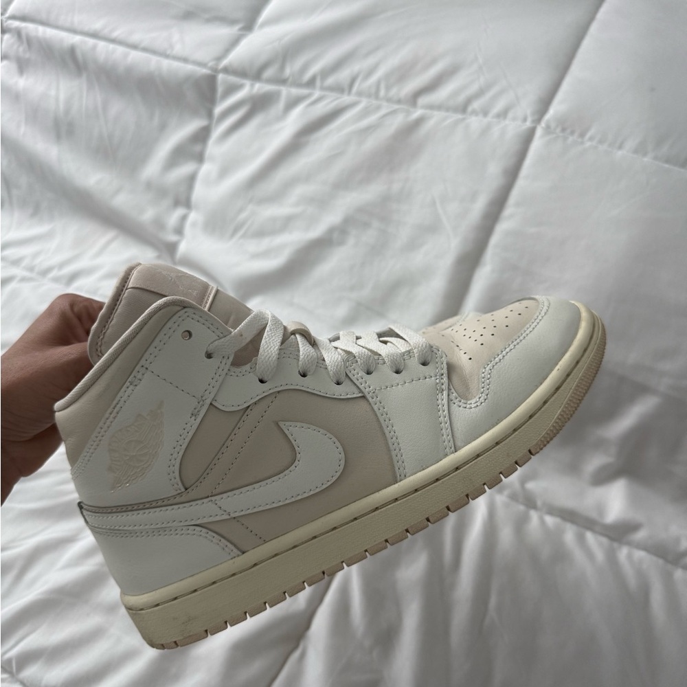 Nike Women's Air Force White and Cream Sneakers